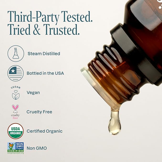 Cliganic Organic Clove Bud Essential Oil, 100% Pure Natural for Aromatherapy | Non-GMO Verified