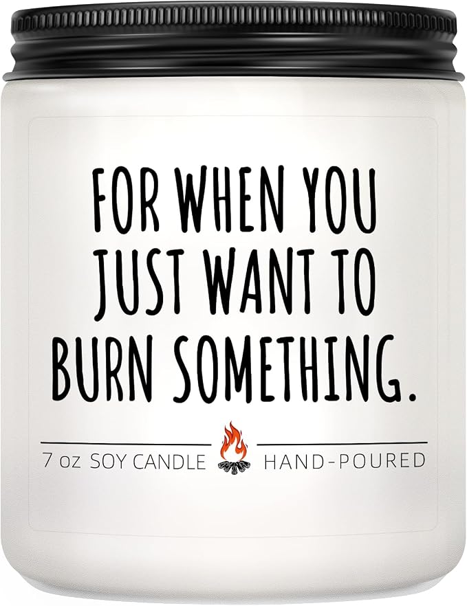Gifts for Women, Get Well Soon Gift for Women, Funny Anniversary Birthday Gifts for Friend, Best Friend Present, Christmas Mothers Day Valentines Day Gift - Lavender Candles