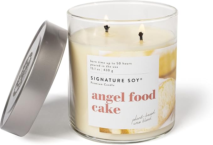 Signature Soy Lidded Angel Food Cake Scented Candle