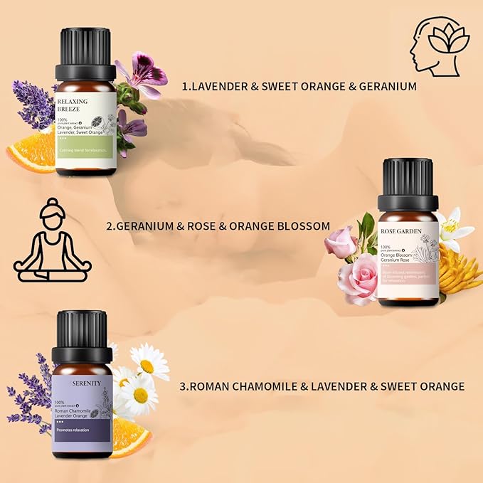 Pure Essential Oil Set - Essential Oils for Diffusers Aromatherapy and Humidifiers with Bonus Oil Opener - Relaxation, Mood Enhancement - DIY Candle and Soap Making