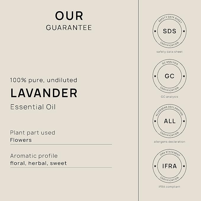 VINEVIDA Lavender Essential Oil - 32 oz - Undiluted - DIY Candle Scents - Bulk for Soap Making