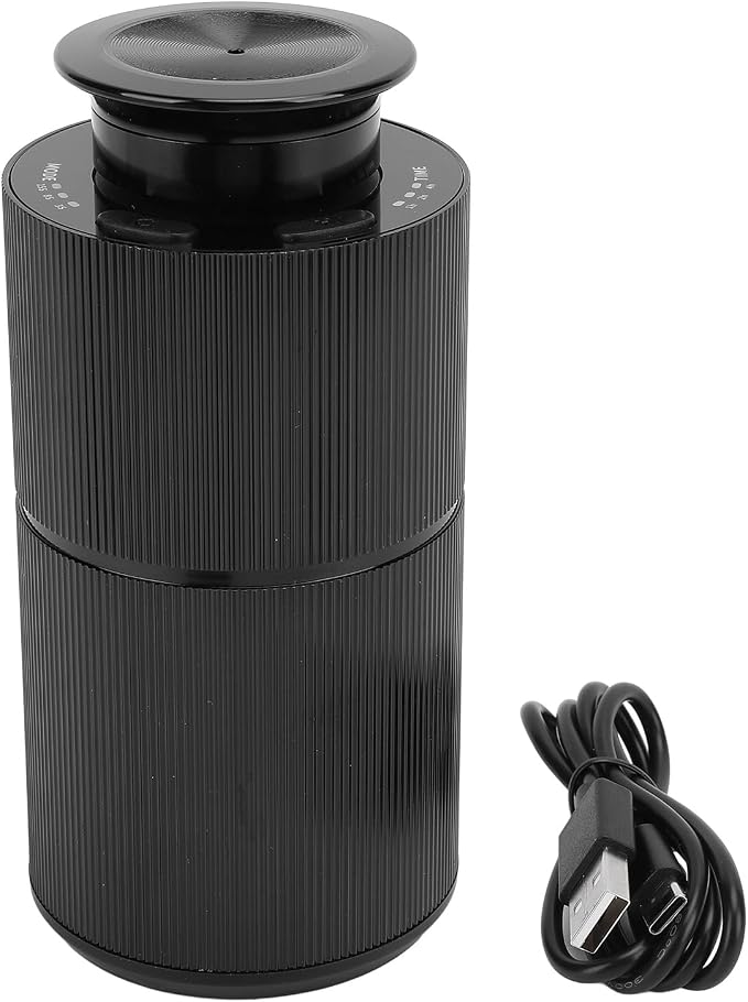 Car Diffuser for Essential Oils, Mini USB Air Scent Small Humidifier With 3 Gears Timer Portable Smart Scent Air Machine USB Vertical Spraying 800MAH Adjustable Scent