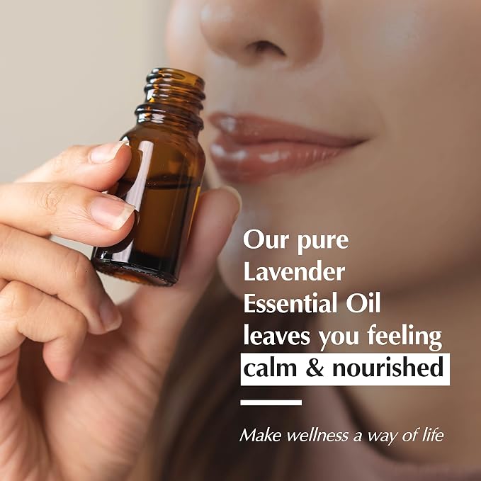 AROMAFUME Lavender Essential Oil - 100% Natural, Therapeutic Grade Essential Oil - Aromatherapy Oil for Diffusers, Gifts for Her - 10ml