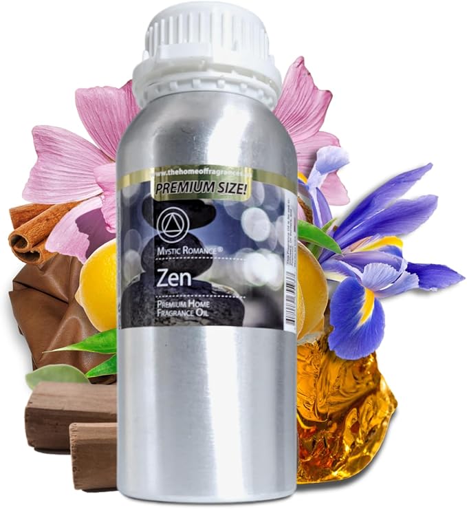 Mystic Romance My Way Zen Premium Home Fragrance Oil - for Aroma Oil Diffusers and Burner Oil Lamps (600ml, My Way Zen)