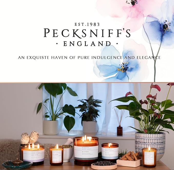 Pecksniff's Amber Re-Covery Aroma Therapy Candle | 1 Wick, 184g/6.49oz