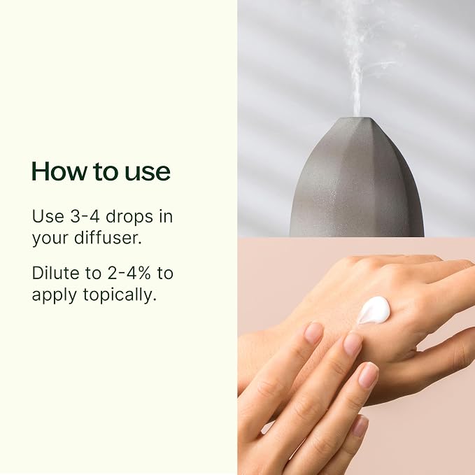 Plant Therapy Organic Atlas Cedarwood Essential Oil, 10 mL (1/3 oz), 100% Pure and Undiluted, USDA Certified Organic, for Essential Oil Diffusers and DIY Skincare