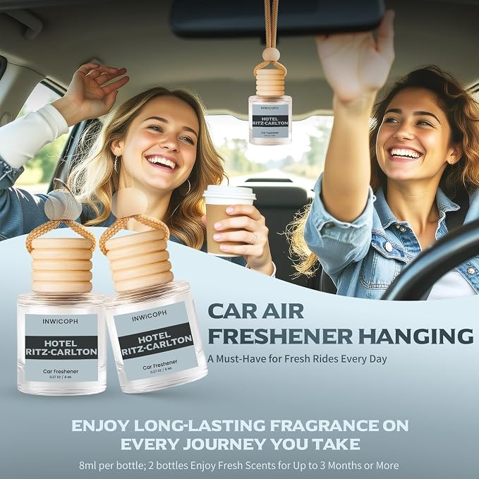 Car Air Freshener Diffuser Hanging, Hotel Ritz-Carlton Fragrance Oil