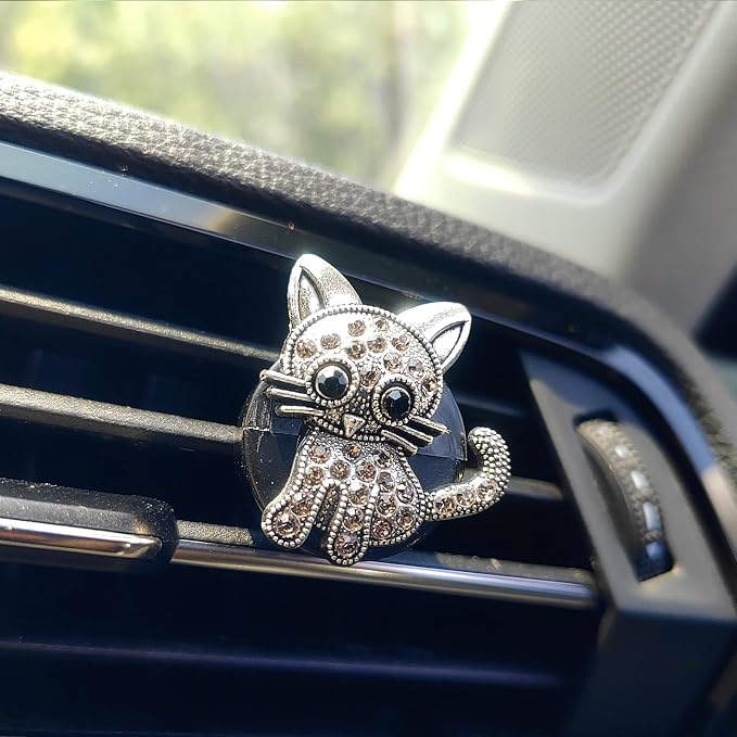 Bling Car Air Freshener Vent Clips, Cute Diffuser Vent Clip Decoration, Unique Car Accessories for Women and Men