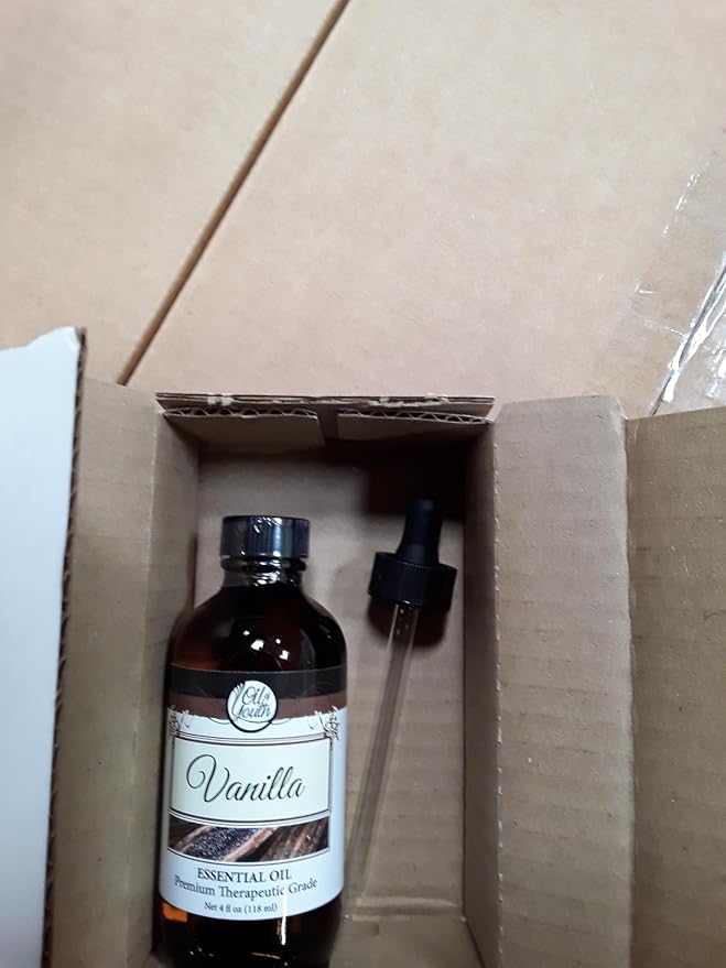 Oil of Youth Vanilla Essential Oil 4oz – Aromatherapy Oil for Candle Making, Diffuser & More