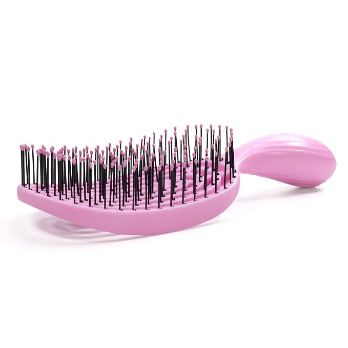 NuWay® U.S. Patented Vented Junior C® for All Hair Types is Hair Dryer Safe (Baby Pink)