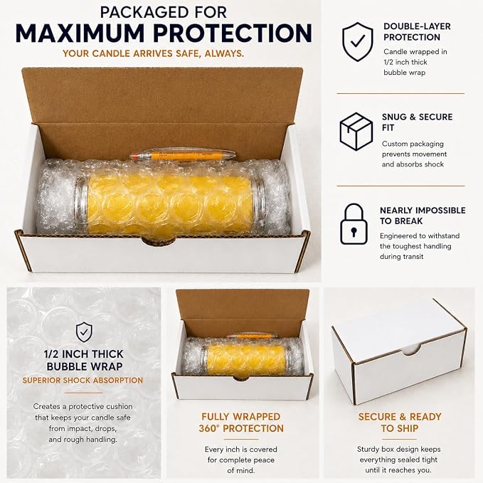 Yellow Success Manifestation Candle Kit – 8" Ritual Prayer Candle with Intention Scrolls, Pencil & QR Guide for Success, Confidence, Motivation & Achievement