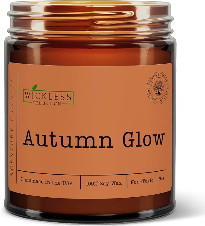 Wickless Fall Scented Candles for Candle Warmer Lamp, Many Scents to Choose, 100% Non-Toxic Soy Wax, Candle Melts for Warming Plate, Handmade in The USA (Autumn Glow)