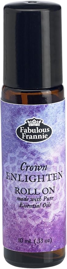 Fabulous Frannie Chakra Complete Pre-diluted Roll On Set with Travel Bag Made with Pure Essentials Oils 10ml (Pack of 7)