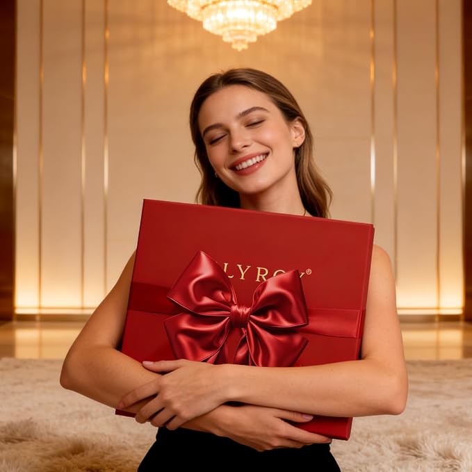 23Pcs Spa Skin Care Gifts Birthday Gift, Perfect Rose Red Gift Set for Women