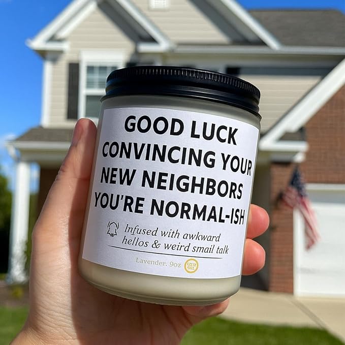 Housewarming Gifts New Home–9oz Lavender Candle, Cozy Aromatherapy Decor, Gift for Friends, Family & New Homeowners, House Essentials for New Home, New House Essentials by Joyqua, Neighbors