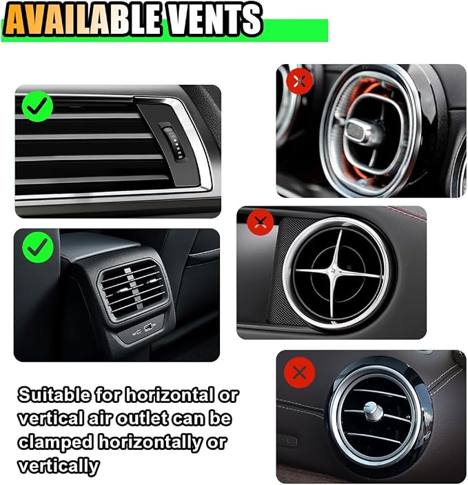 4PCS Plant Car Air Freshener Vent Clip, 3D Artificial Aromatherapy Diffuser, Cute Mini Flower Vase, Creative Interior Decoration Accessories (Type 1)
