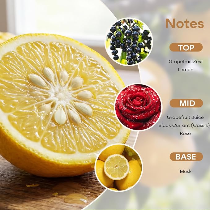 Scented Candles Gifts for Women Men, Natural Soy Wax Grapefruit Candles for Home Scented, Still Zesty About us Theme Perfect for Christmas Valentines Birthday Gifts Idea for Lovers