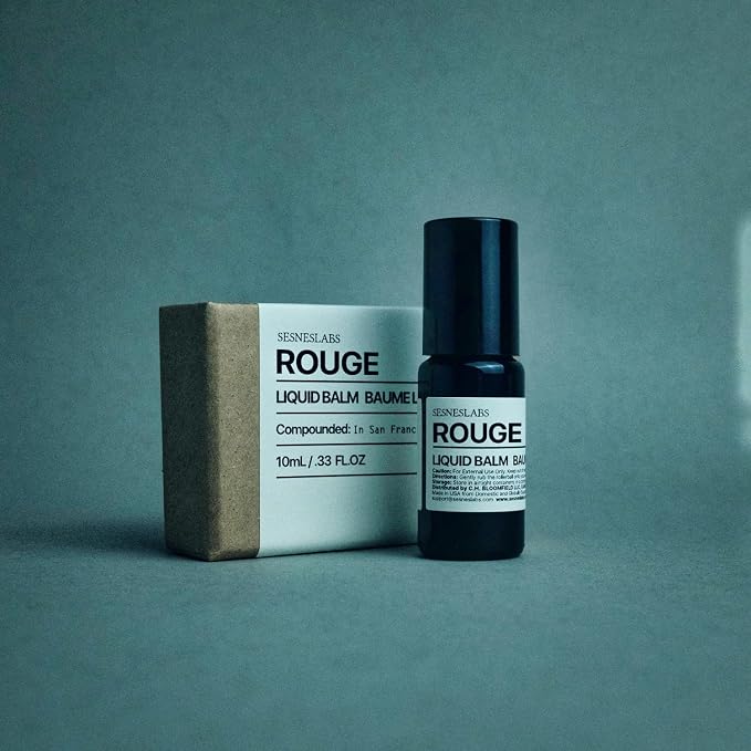 sesneslabs Rouge Roll-On, Perfume, Alcohol Free, Olfactive Marker, Niche Scent, Unisex Perfum for Women and Men 10ml/.33 fl OZ