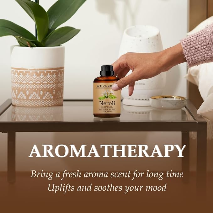 Neroli Essential Oils 240ML, Pure Neroli Essential Oil for Aromatherapy Diffuser - 8 Fl Oz