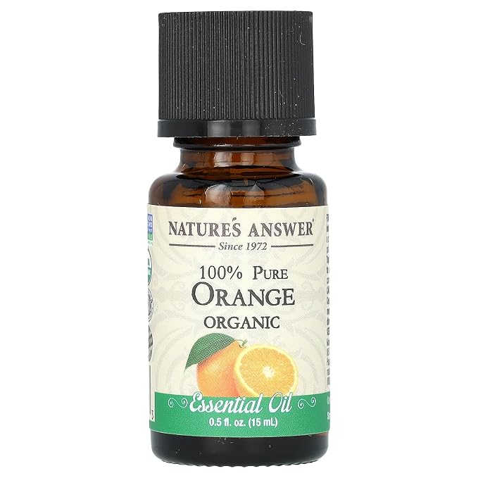 Nature’s Answer USDA Organic Lemongrass Essential Oil, 100% Pure | Natural Aromatherapy Oil for Diffuser/Humidifier, Steam Distilled 0.5 fl oz. (15ml) | Made in USA