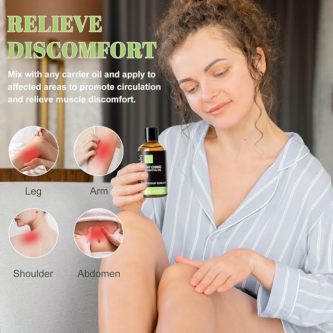 MAYJAM May Chang (Litsea Cubeba) Essential Oils 3.38 FL.OZ Pure May Chang Oil for Massage Skin Care Hair Care Diffuser Candle and Soap Making - 100ml