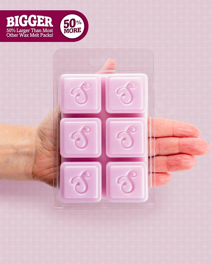 Shortie's Candle Company Pure Lilac Premium Wax Melts - 3 Oz., Strong & Long Lasting, Non-Toxic - Made with Essential & Natural Oils - Formula 117