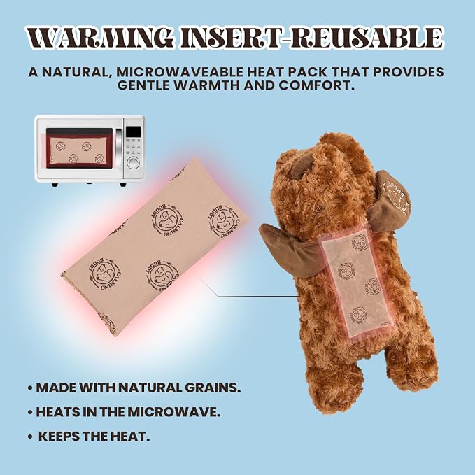 Original Buddy - Puppy Heartbeat Toy for Anxiety Relief with Reusable Heat Pack and Lavender, Sleep Aid for Dogs, Plush Comfort Toy for All Breads (Buddy)