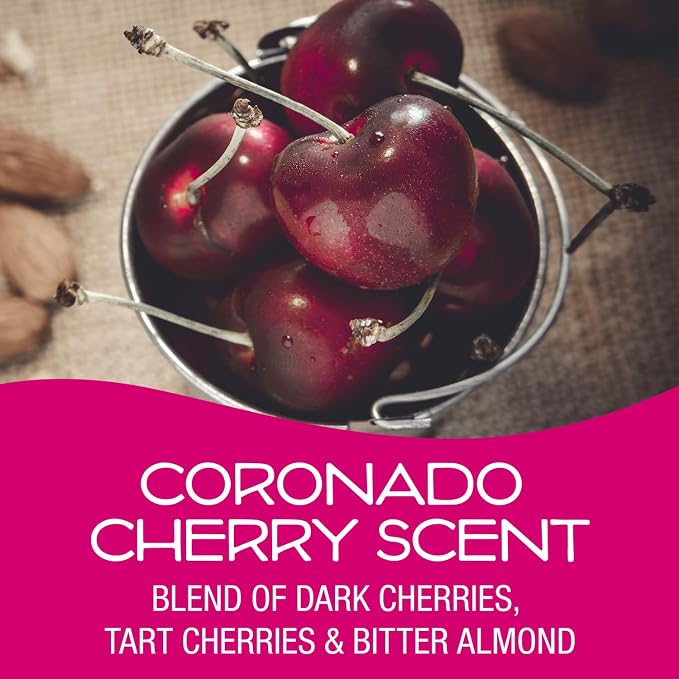 California Scents Power Bloc Car Air Freshener, Coronado Cherry Scent, 6 Pack