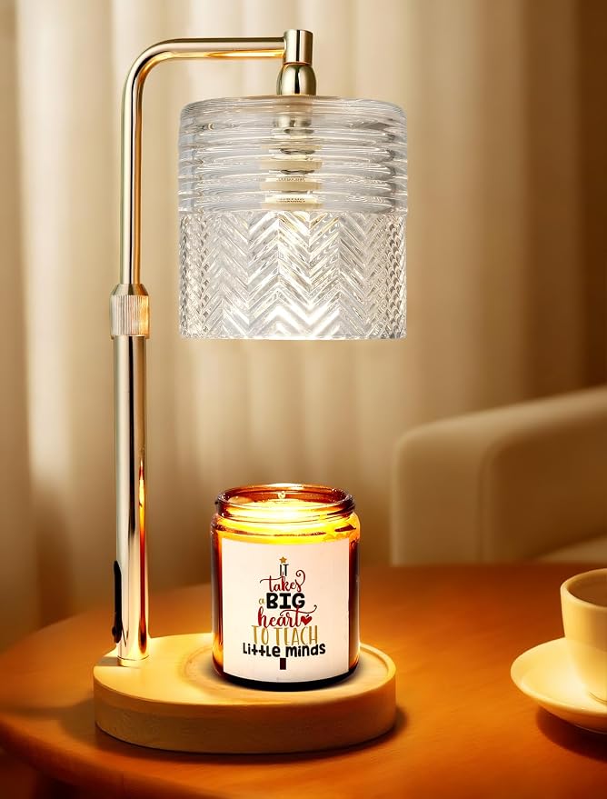 Candle Warmer Lamp with Timer Dimmable, Christmas Birthday Gifts for Women New Mom, House Warming Gifts New Home Decor, Wax Melt Warmer for Jar Candles