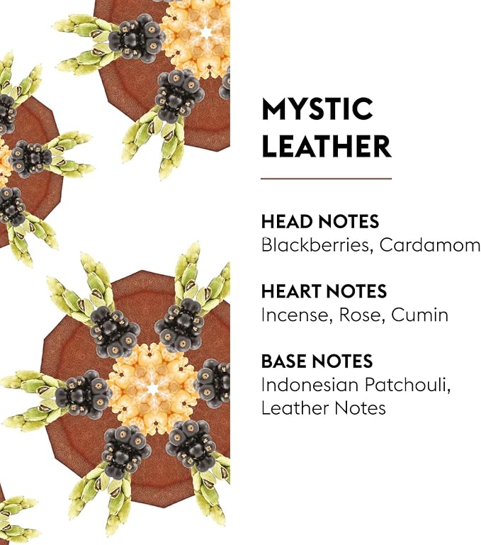 MAISON BERGER Lampe Berger Refill, 500 ml, Mystic Leather | Catalytic Lamp Fragrance Refill, Helps Neutralize Odors, ~80 h Fragrance Diffusion, Made in France