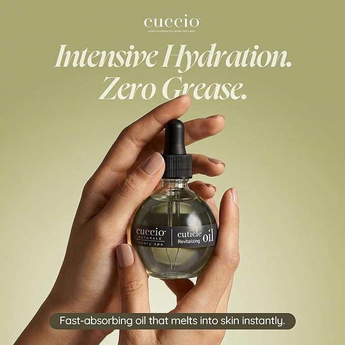 Cuccio Naturale Vanilla & Berry Revitalizing Cuticle Oil, Lightweight Fast-Absorbing Hydrating Nail & Cuticle Conditioner, Cold-Pressed Oils + Vitamin E, 2.30 Fl Oz