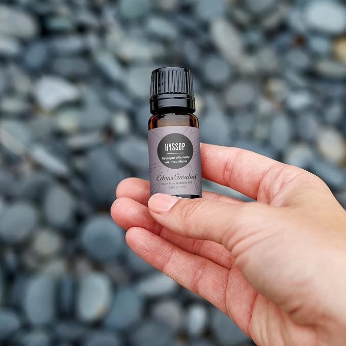 Edens Garden Hyssop Essential Oil- 100% Pure Premium Grade, Undiluted, Natural, Therapeutic, Aromatherapy, The Best for Diffuser, Candle, Laundry, Humidifiers 10 ml (.33 fl oz)