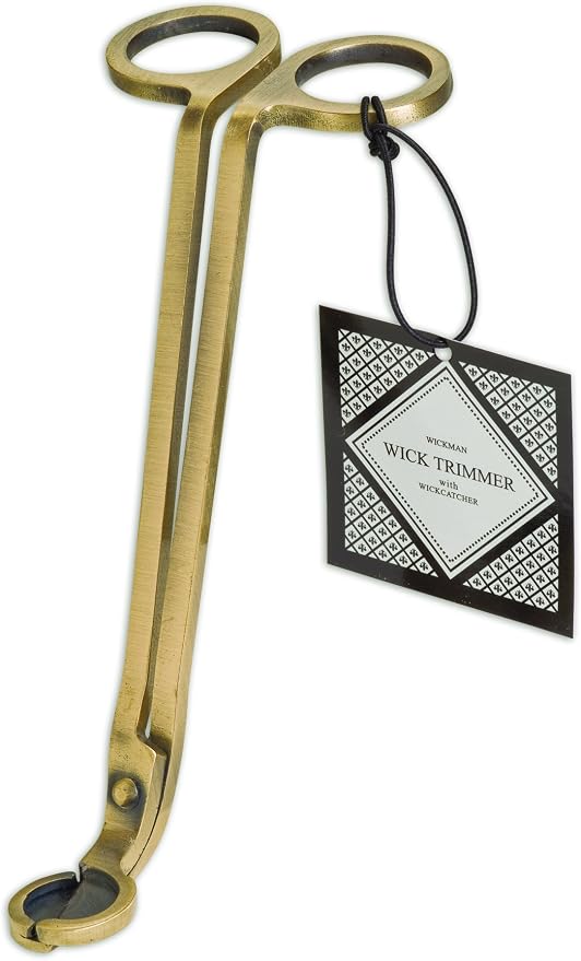 Wickman Antique Brass Finished Wick Trimmer