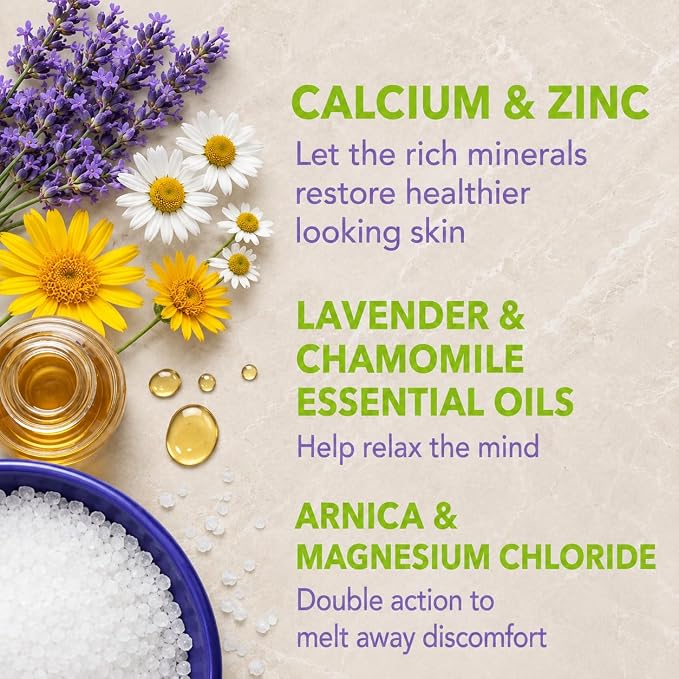 First Magnesium Lotion for Sleep with Restorative Minerals - Zinc, Calcium for x2 Relaxation -Arnica, Chamomile & Lavender Essential Oil, Nighttime Magnesium Cream, Relaxation Gifts for Women