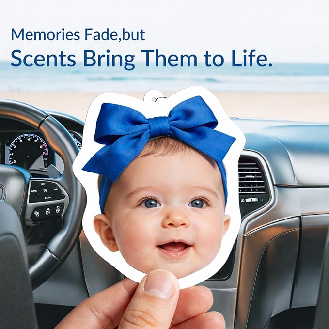 Custom Air Fresheners with Picture for Car | Personalized Photo Gift; Double-Sided Print; Hanging Ornament; Scent Choice Available; Custom Shape