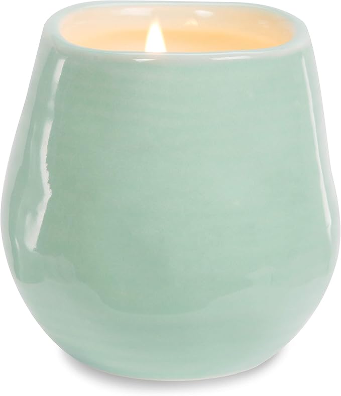 Pavilion Gift Company - Dandelion Wishes 77148 Ceramic Candles Nanas Make Wishes Come True Ceramic Soy Candle