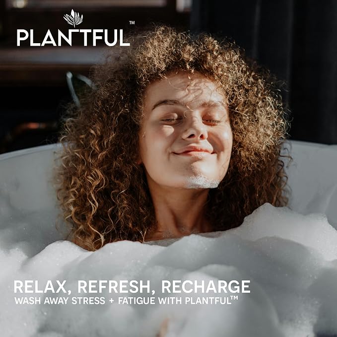 Plantful™ Organic Handmade Bath Bombs for Women, 12 Gift Sets, Large, Shea Butter Moisturizing, Essential Oils, Bubble Bath for Kids, Perfect Gifts for Women Men, Safe Bath Bombs for Kids