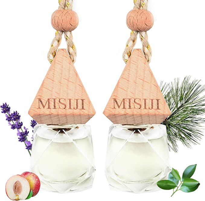Hanging Car Air Freshener-PeachNebula,Long Lasting Fragrance Car Scents,Car Decorations