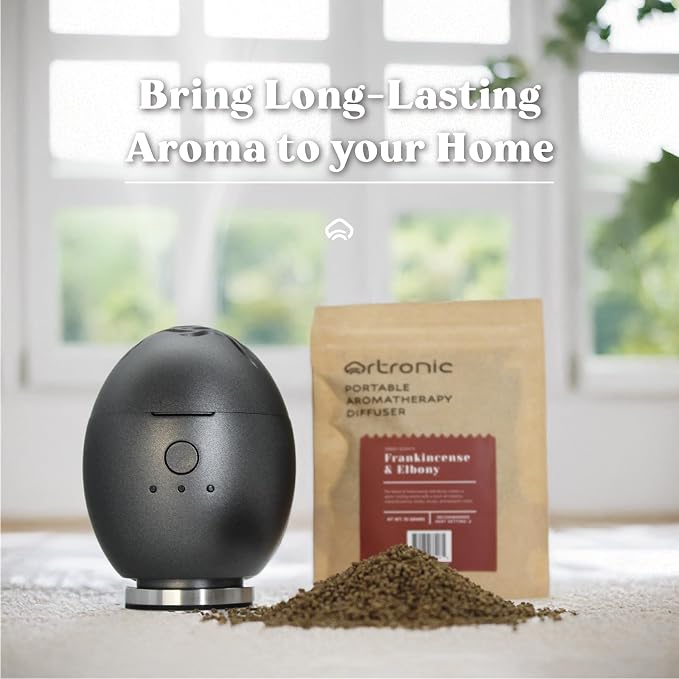 Aroma Diffuser-Compatible Scent Granule Starter Kit: Frankincense, 10g, Refills for Orbby Incense Burner