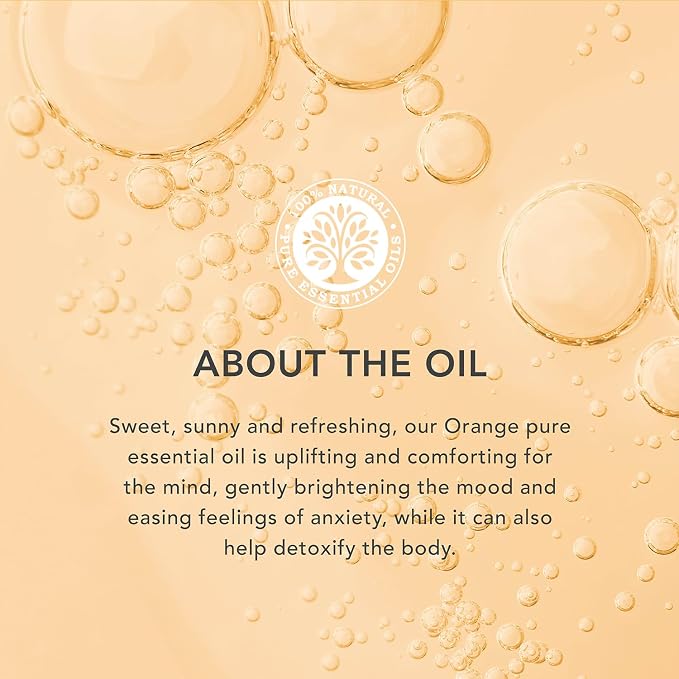 Tisserand Organic Pure Essential Oil - 100 Percent Natural - Essential Oils for Diffusers for Home - Vegan and Cruelty Free - Orange - 0.3 oz