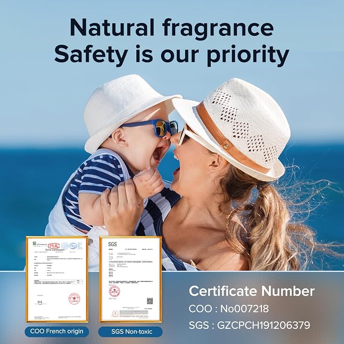 Ceeniu Car Air Fresheners - F26/F39 Dedicated Perfume Refill - 45ml - Can be Used for 2~6 Months - Made with Natural Plant Extracts - French Imported Fragrance - 17 Varied Scents Available