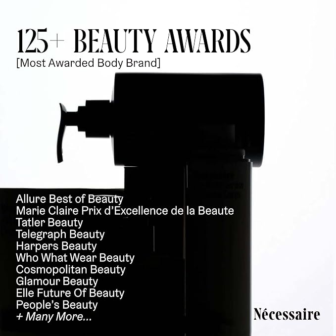 Nécessaire Body Essentials - Skin Care Gift Set For Women + Men - Travel-Size Body Wash, Body Lotion + Deodorant | Dermatologist-Tested. Hypoallergenic | Vegan | Aluminum-Free Deodorant (Santal)