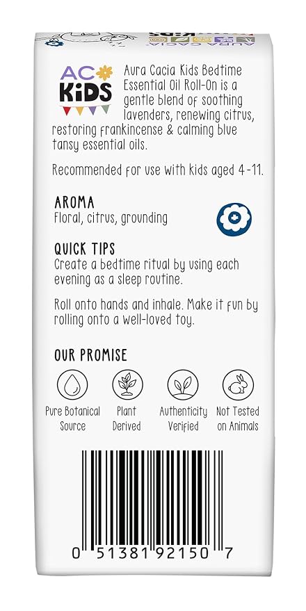Aura Cacia Kids Bedtime Roll-on 0.31 fl. oz.
