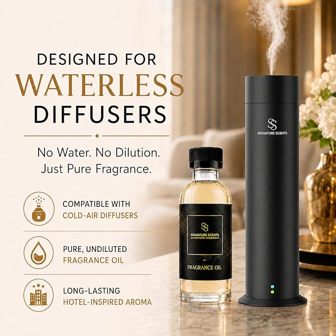 Luxury Hotel Diffuser Oil for Hotels and Homes - Aromatherapy Oils for use with an Essential Oil Diffuser at Home - Fragrance-Scent Diffuser Oil Blend (Maison Rouge) 4.05fl oz (120ml)
