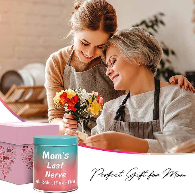 Mothers Day Gifts for Mom from Daughter Son, Kids, New Mom Gifts, Boyfriends Mom Gifts, Mom Birthday Gifts, Mother's Day Gift Baskets, Presents for Mom Grandmother - Unique, Funny, Great