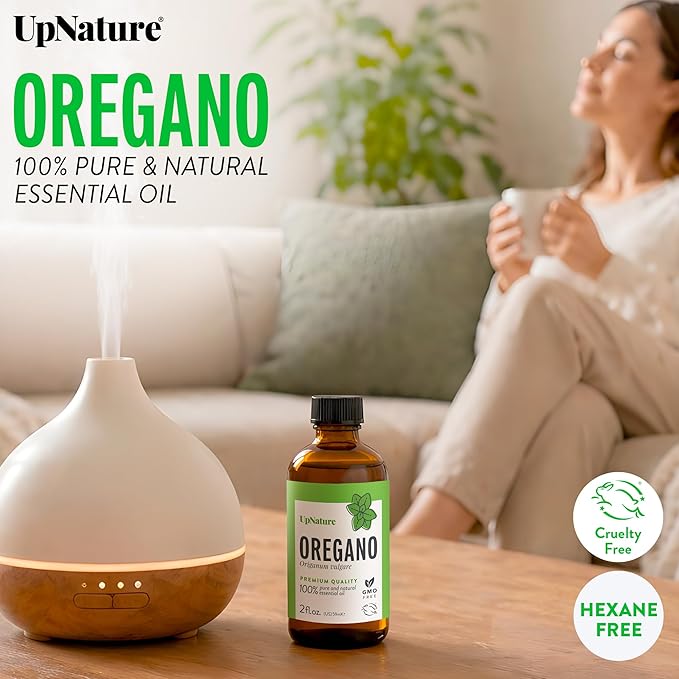 UpNature Oregano Oil - 100% Pure Oregano Essential Oil 2oz