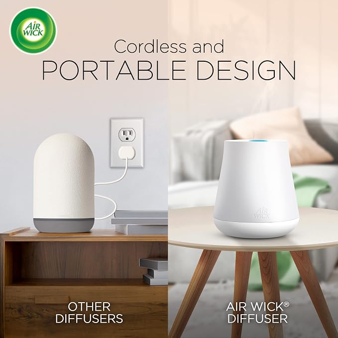 Air Wick Essential Mist Starter Kit (Diffuser + Refill), Joy, Essential Oils Diffuser, Air Freshener