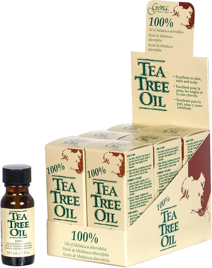 Gena Spa Products 100% Tea Tree Oil, .5 fl oz (one bottle)