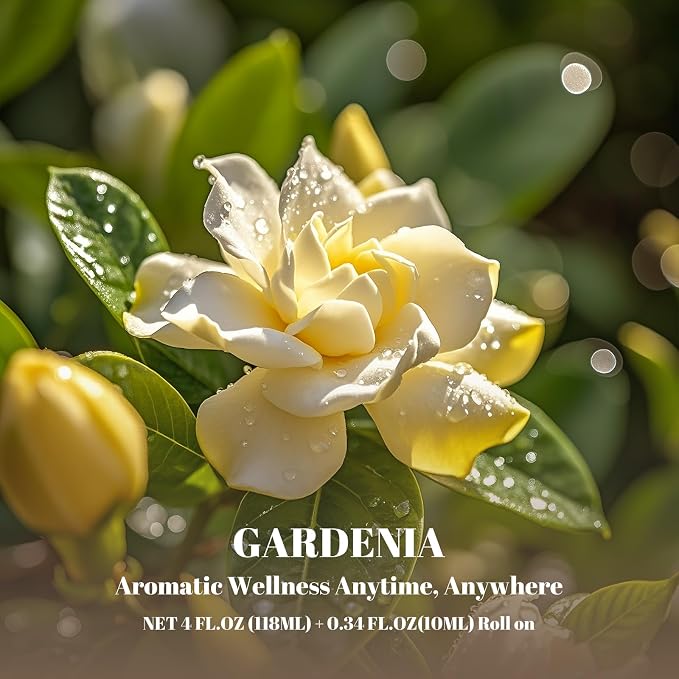 Gardenia Essential Oil — Gardenia Oils for Aromatherapy, Diffusers, Humidifiers, Home fragrances, DIY Skincare, Candle, Soap Making