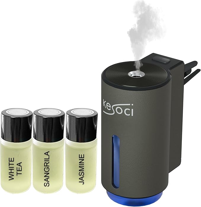 Smart Car Air Freshener: Revolutionary Smart Car Diffuser Vent Clip with 3 Exclusive 10 ml Fragrances